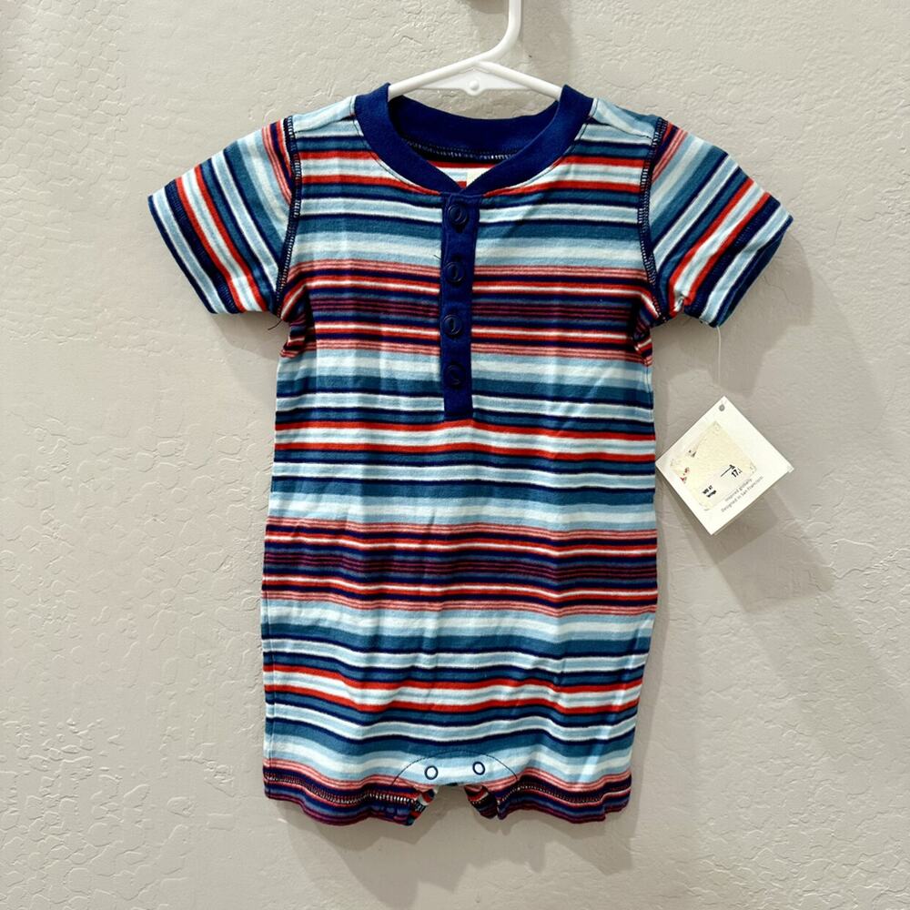 NWT Tea Collection Henley Shortie Romper